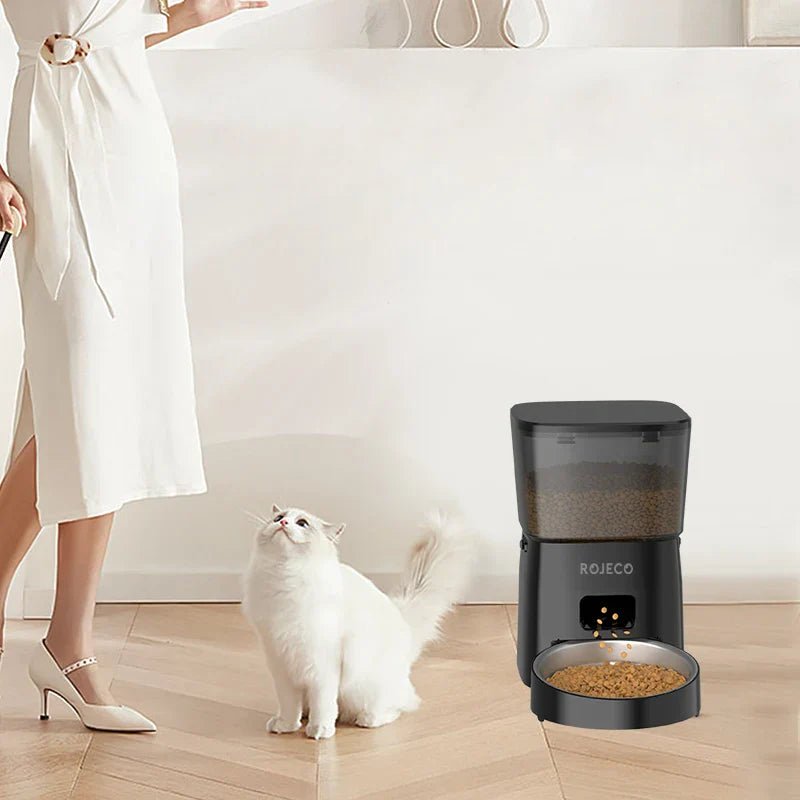 Distributeur Croquettes - AutomaticPetFeeder™ - Noir - Planete Du Chat