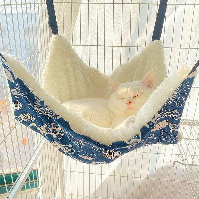 Hamac pour Chat - PetCradle™ - Bleu - Planete Du Chat