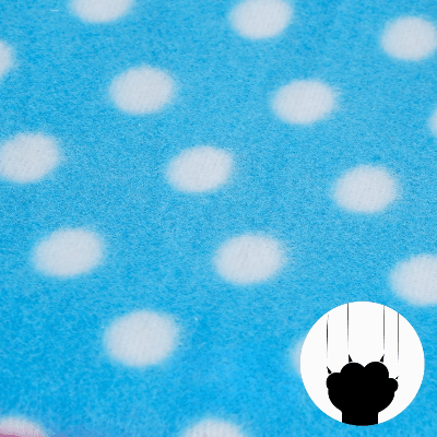 Tente Chat - CatTent™ - Pois Bleu - Planete Du Chat